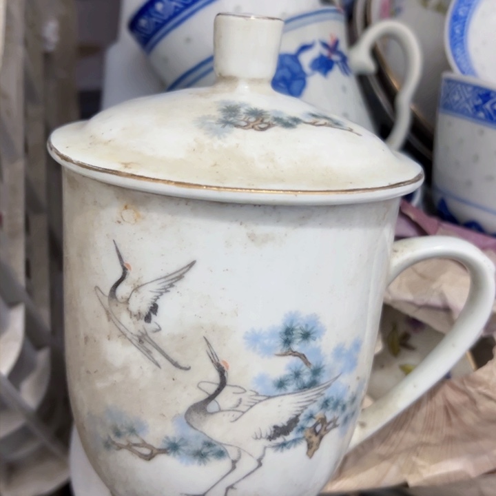 景德镇陶瓷高温办公杯微瑕