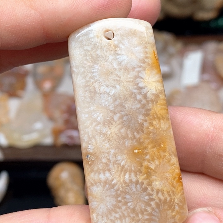 硅化珊瑚（珊瑚玉）手镯未镶嵌