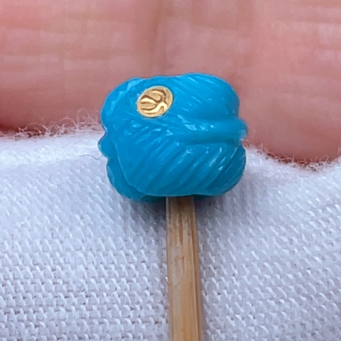 绿松石未镶嵌颈饰7.8mm