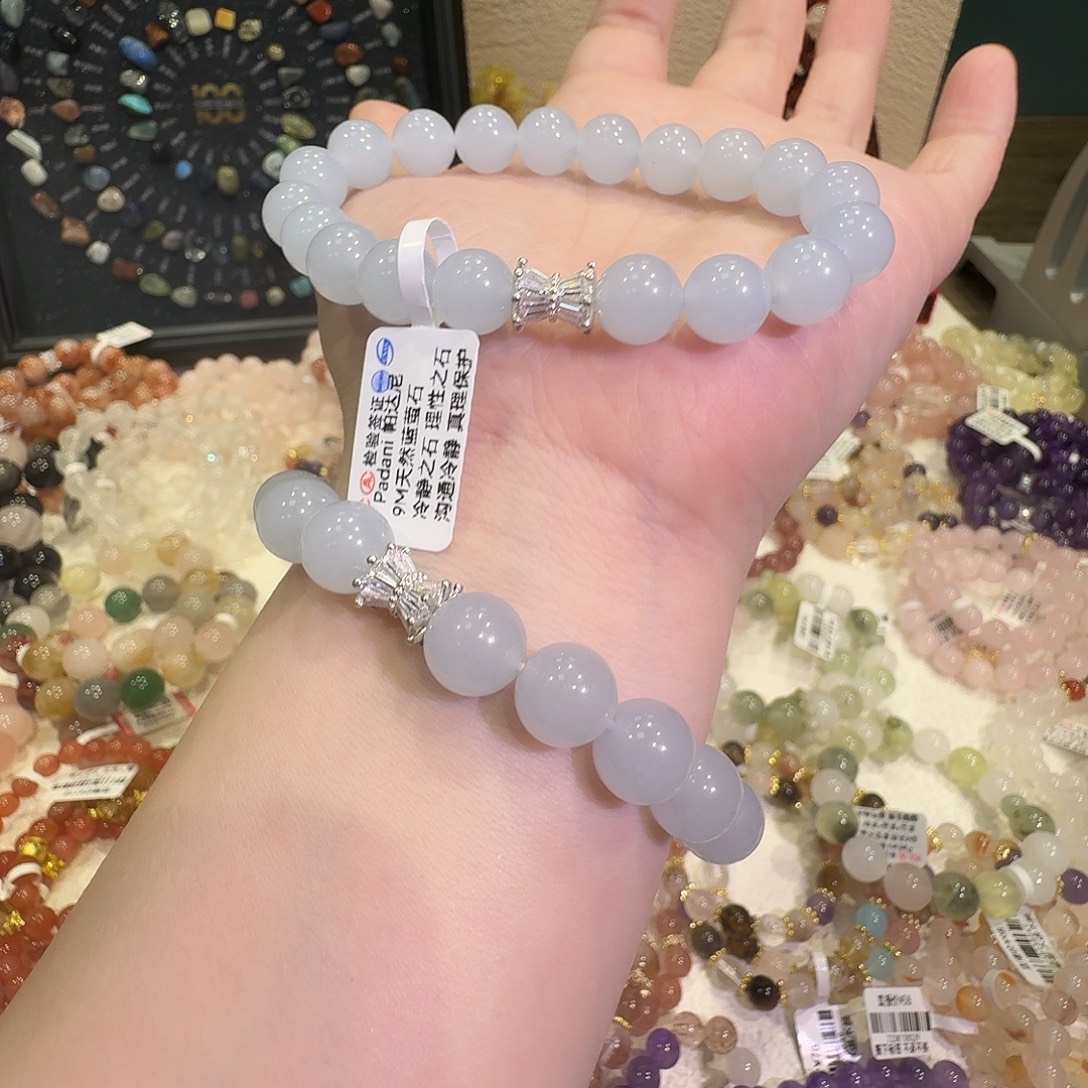 14K金镶嵌手链水晶9MM