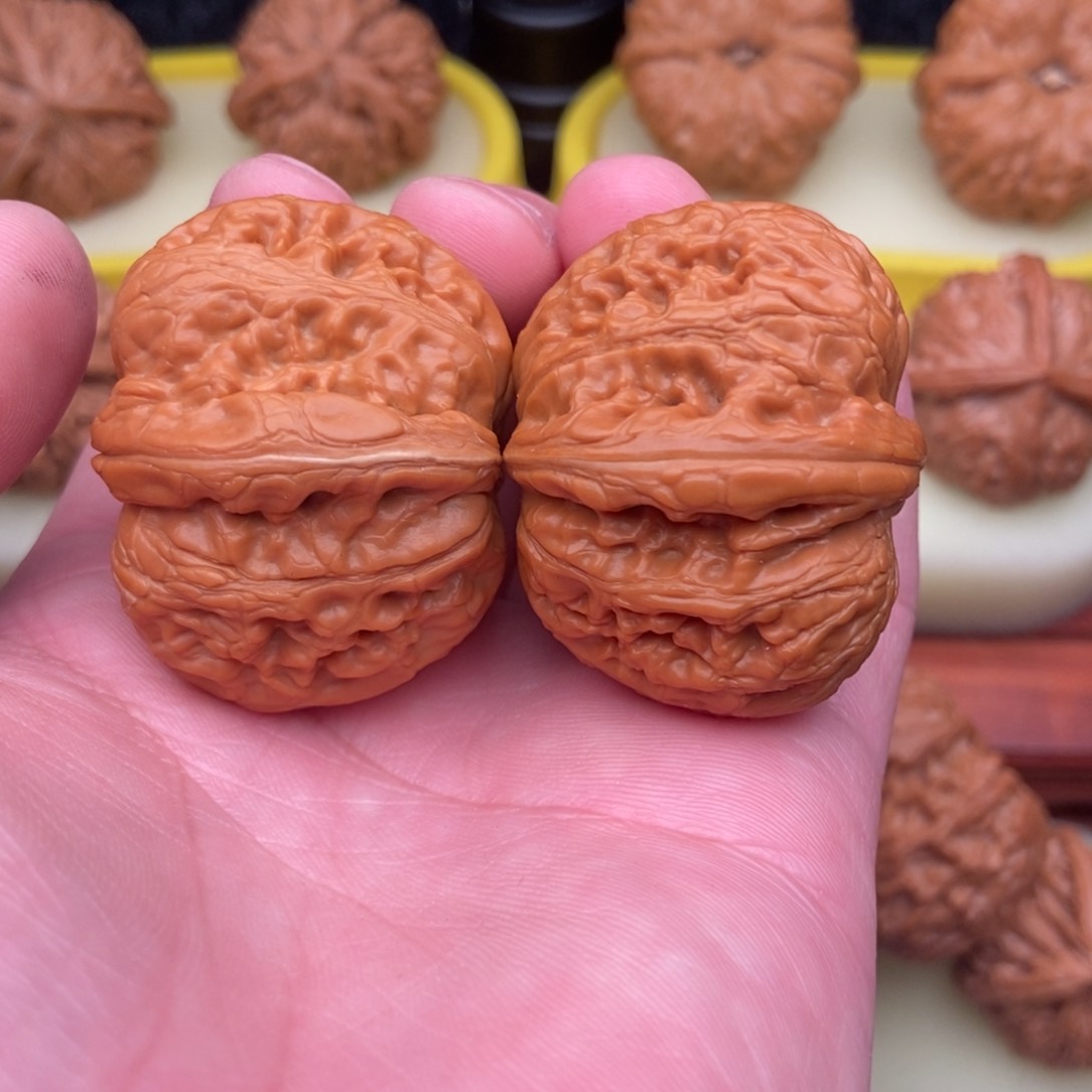 文玩核桃把件英***业元宝41