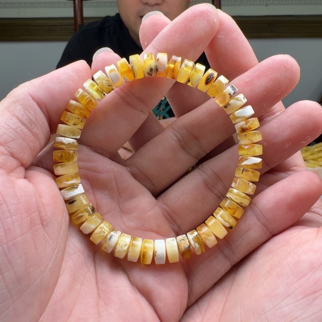 手链琥珀未镶嵌8.5