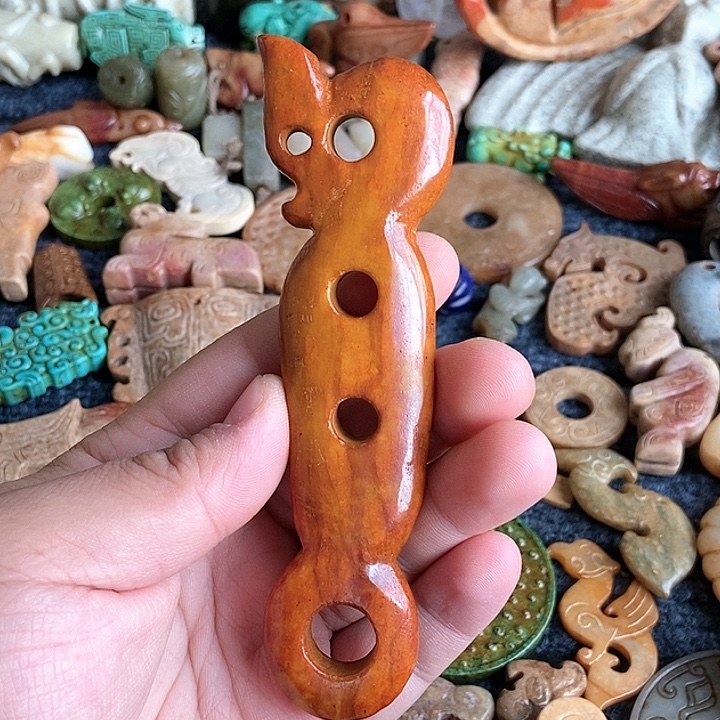 和田玉未镶嵌颈饰53