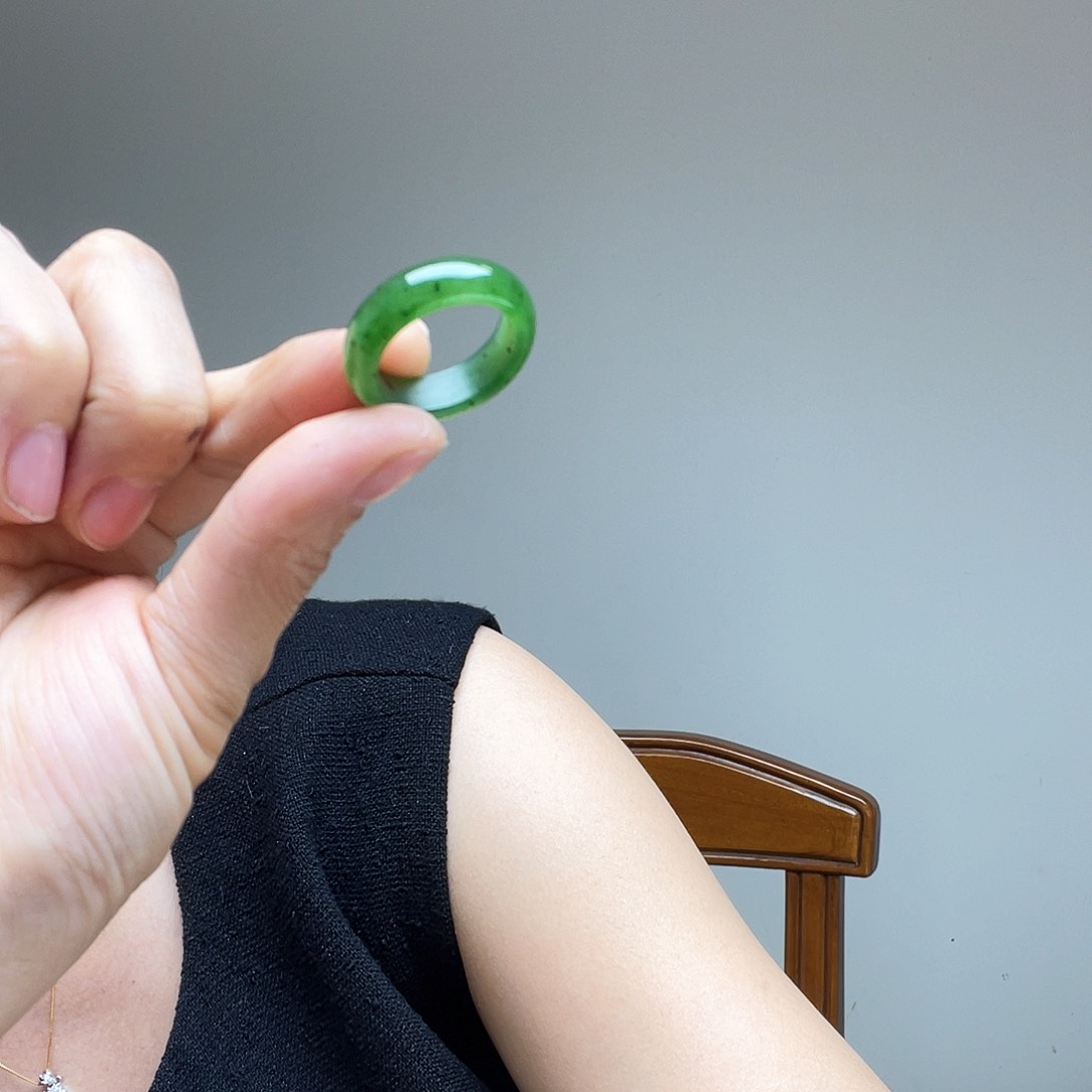 和田玉戒指未镶嵌謝**注