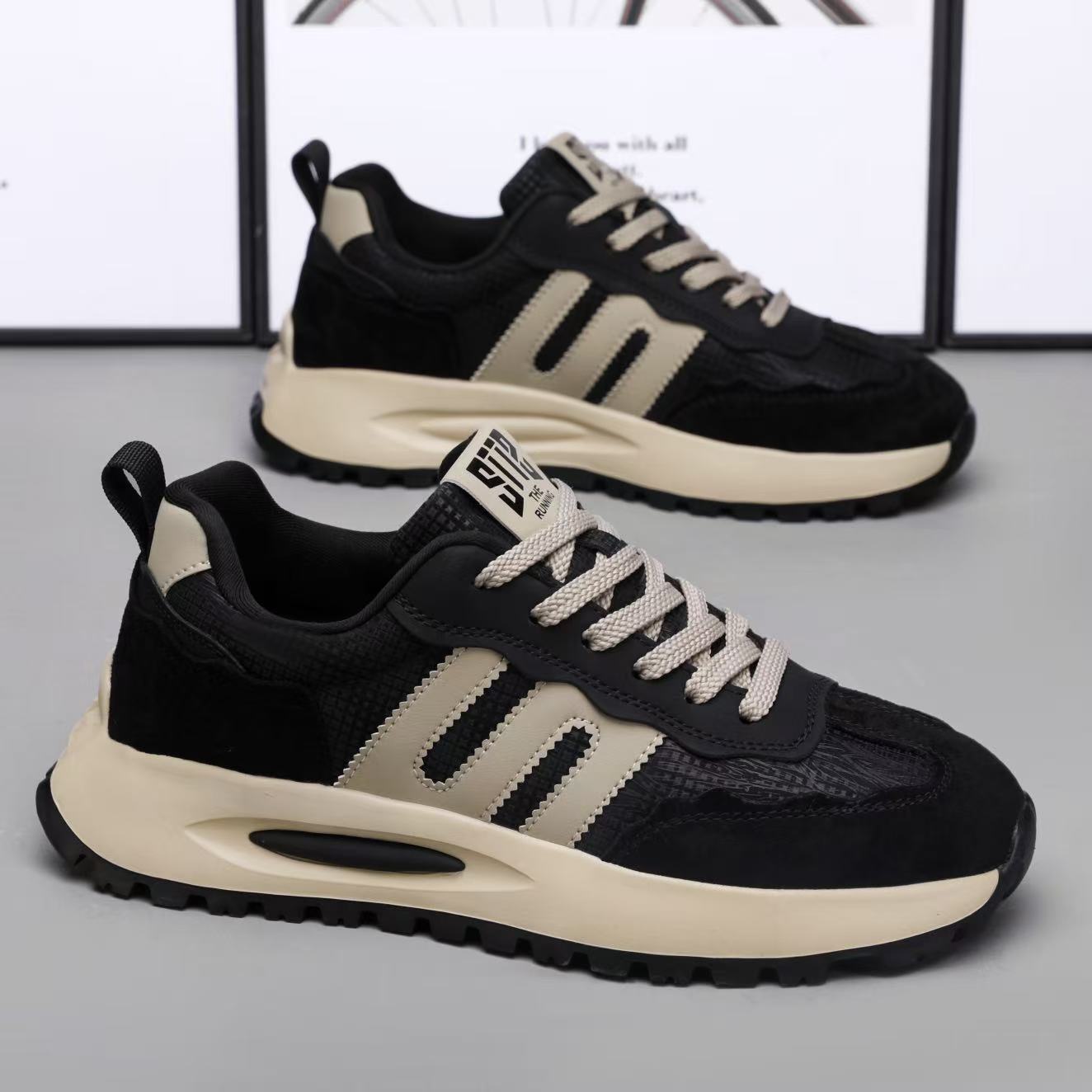 【爆款推举】新款 阿甘鞋 时尚 皮面 低帮 轻便 软底 防滑男休闲鞋