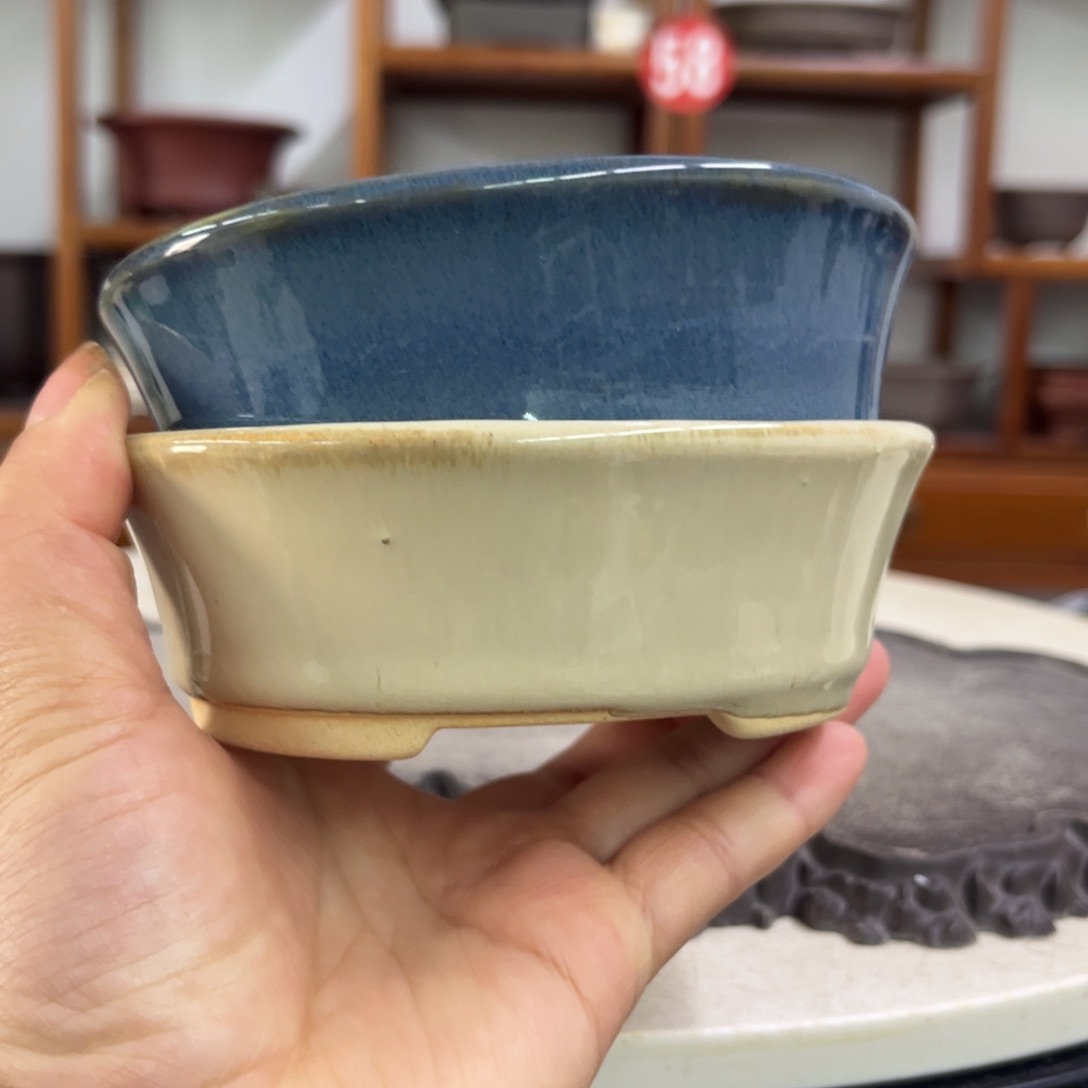 紫砂花盆瑕疵4-11-9-2。。。