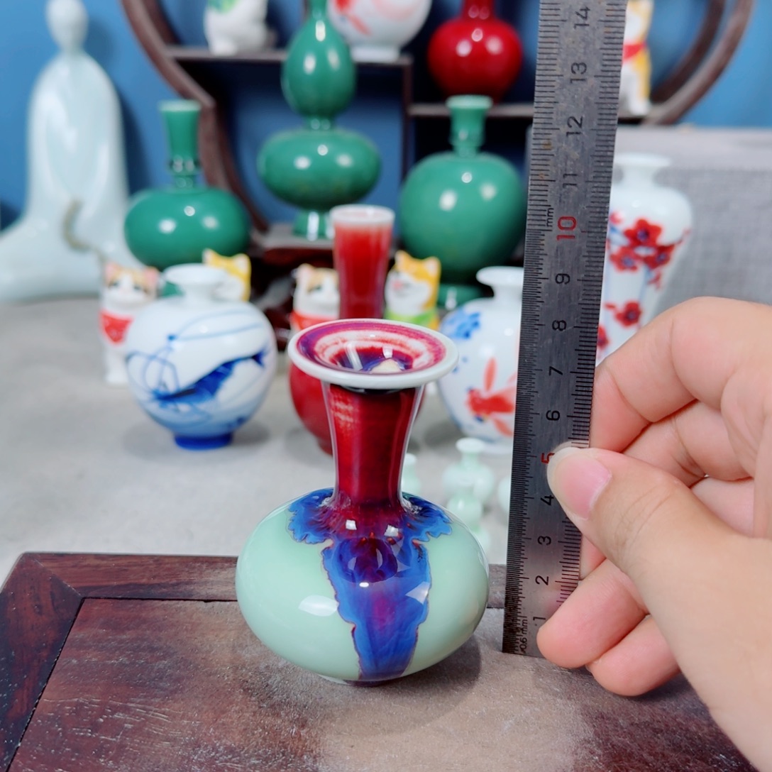 陶瓷手工小花器摆件