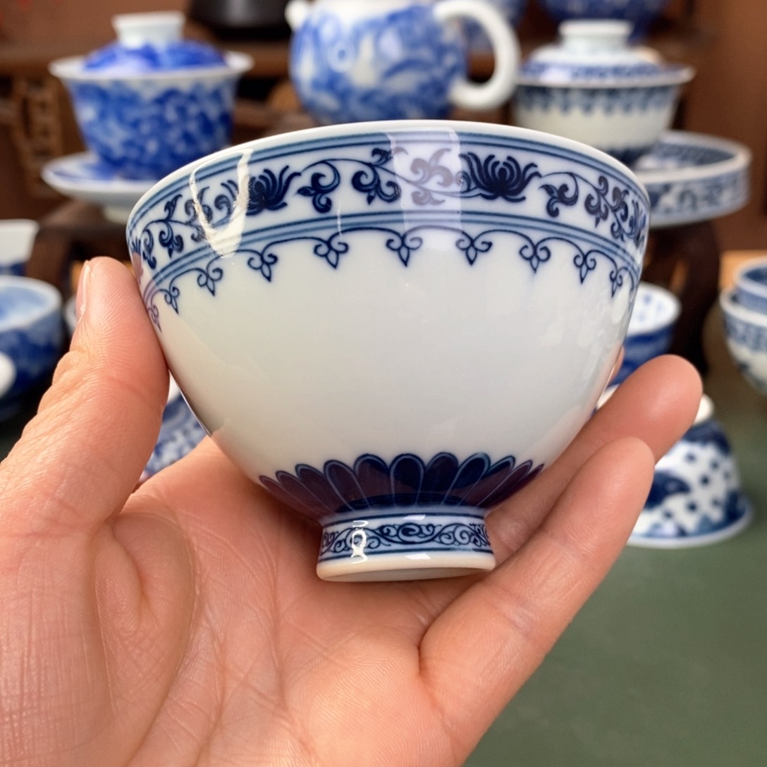 杯景德镇陶瓷手工手绘