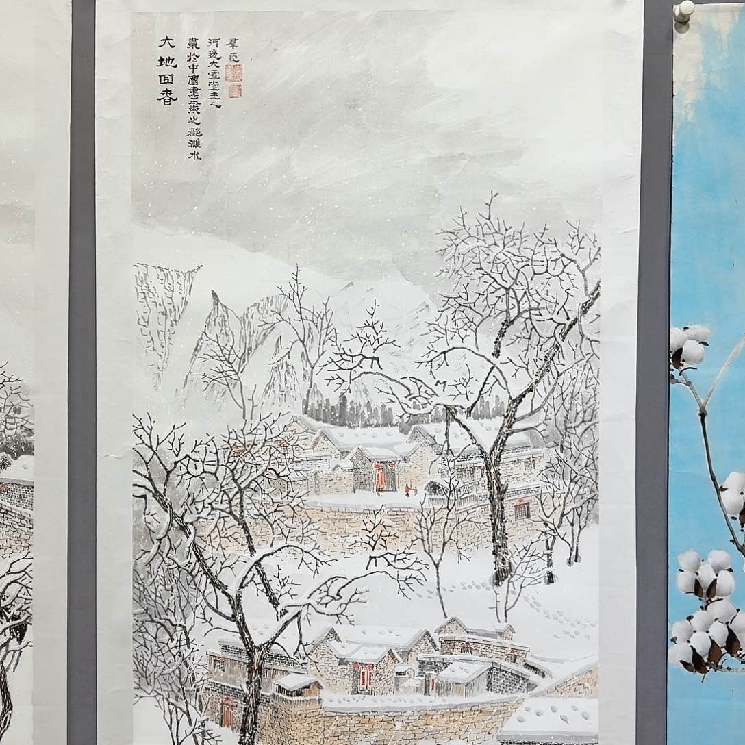 国画亲笔手绘放心去藏