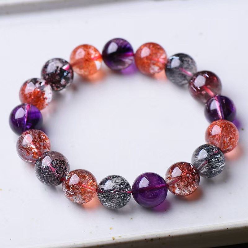 天然水晶手链超七手链