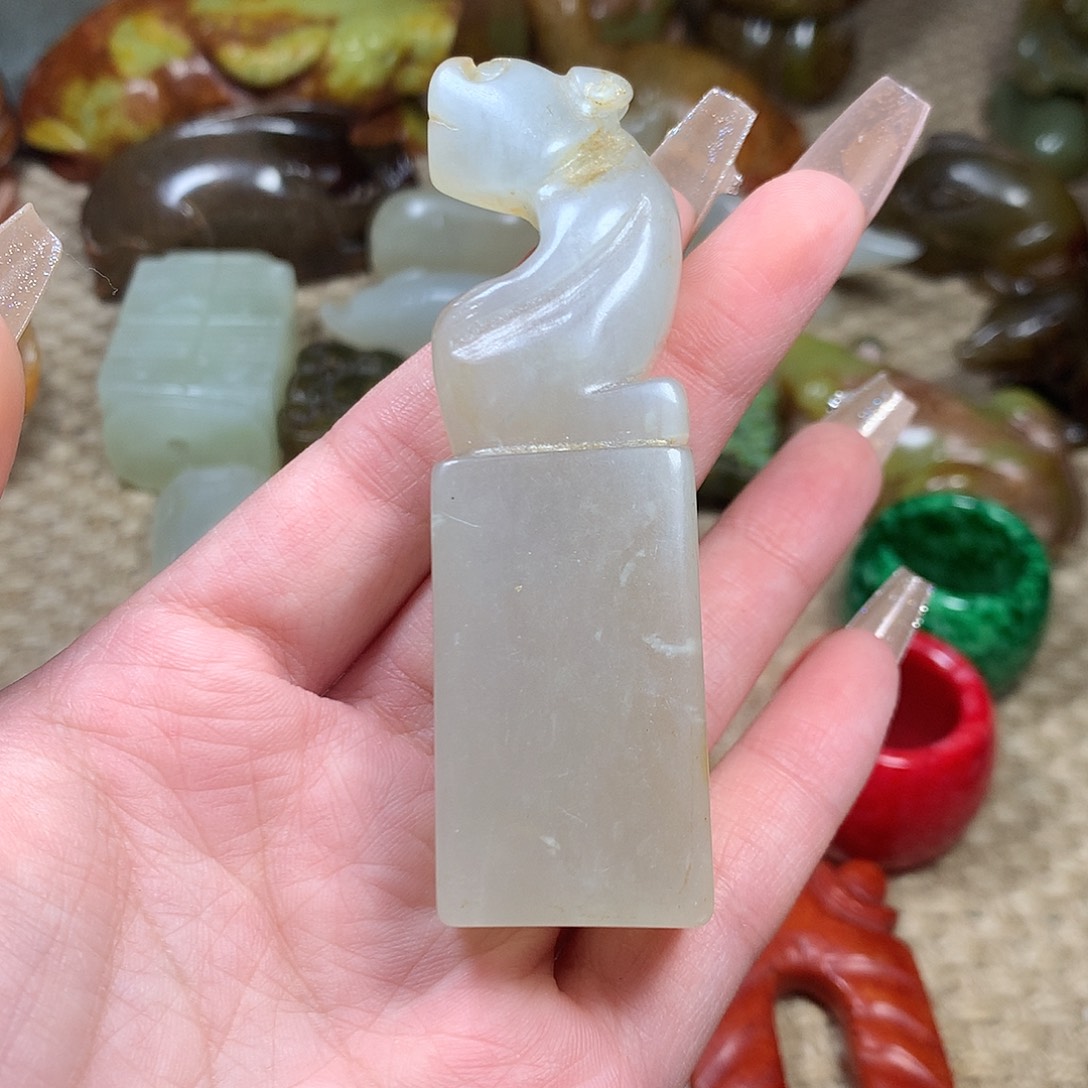 白玉菩提吊坠挂件