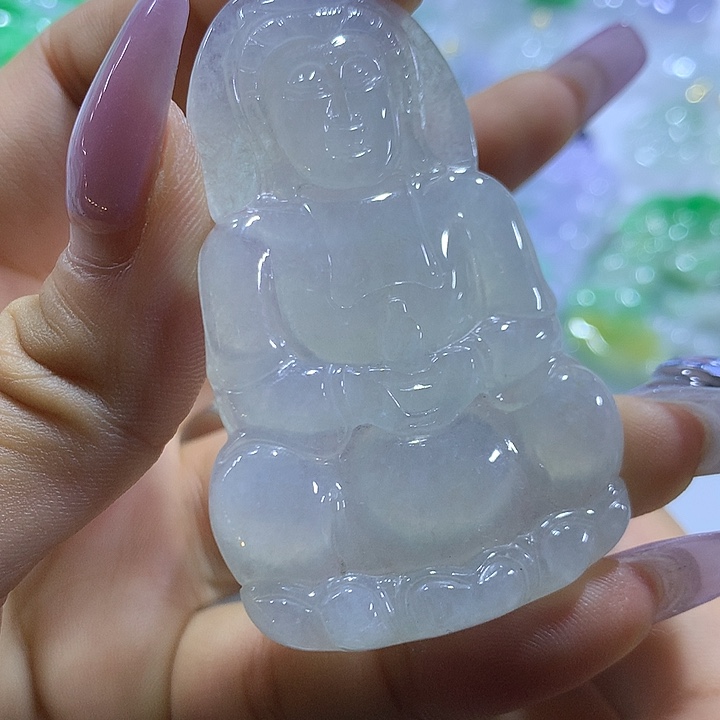 翡翠未镶嵌颈饰天然翡翠A货吊坠