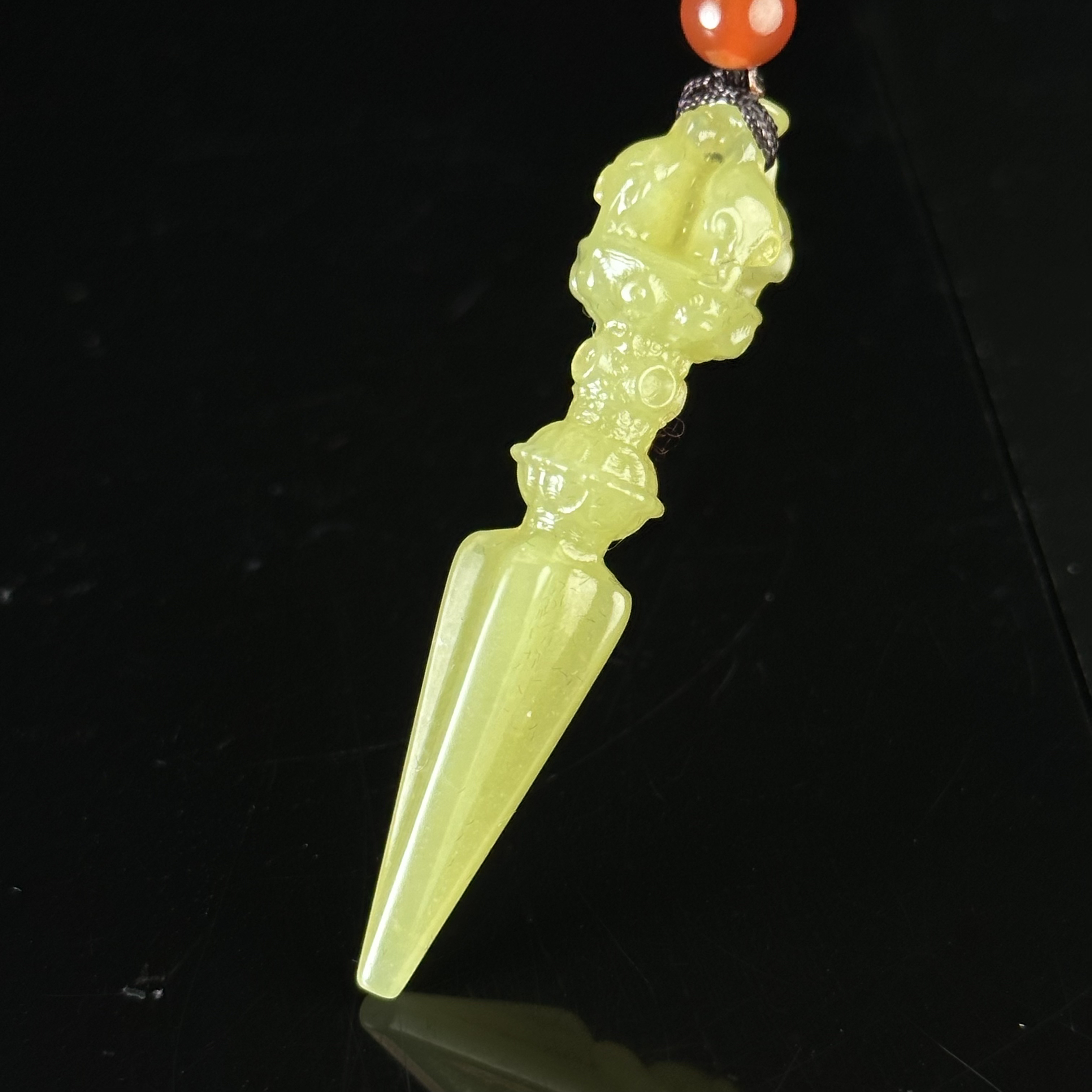 20世纪和田黄玉宝杵 ZR131230004*【上海兰馨】