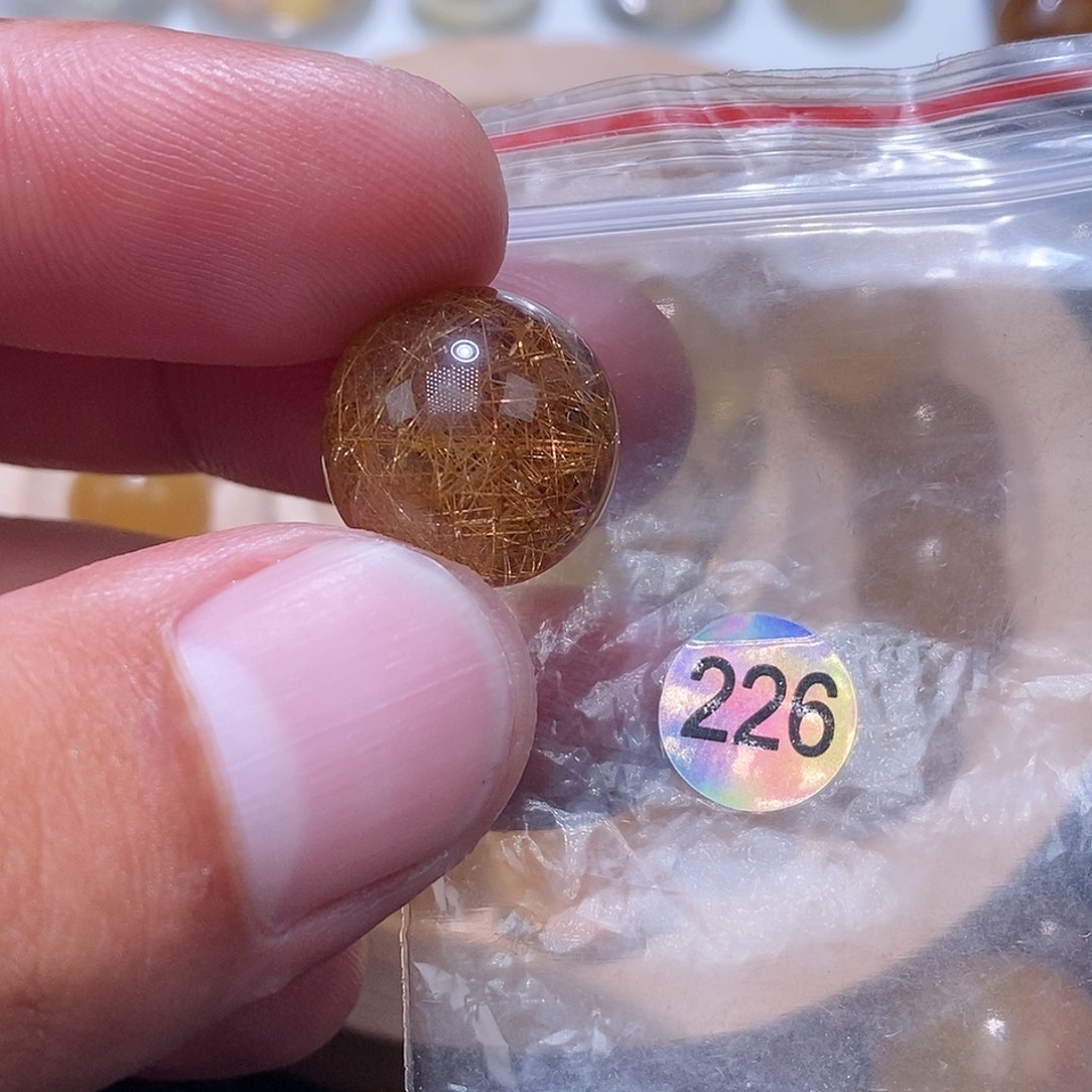 x***)发晶未镶嵌手链天然水晶