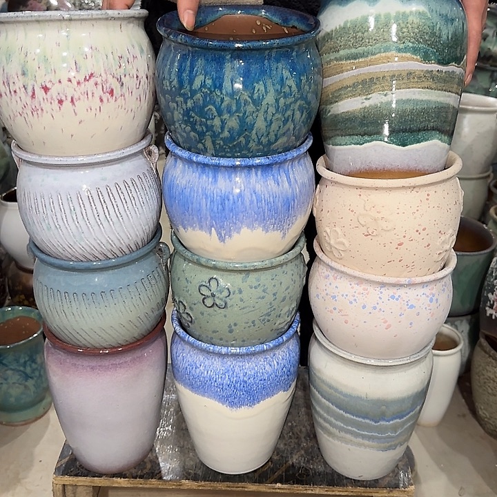 12个啦啦啦啦花盆