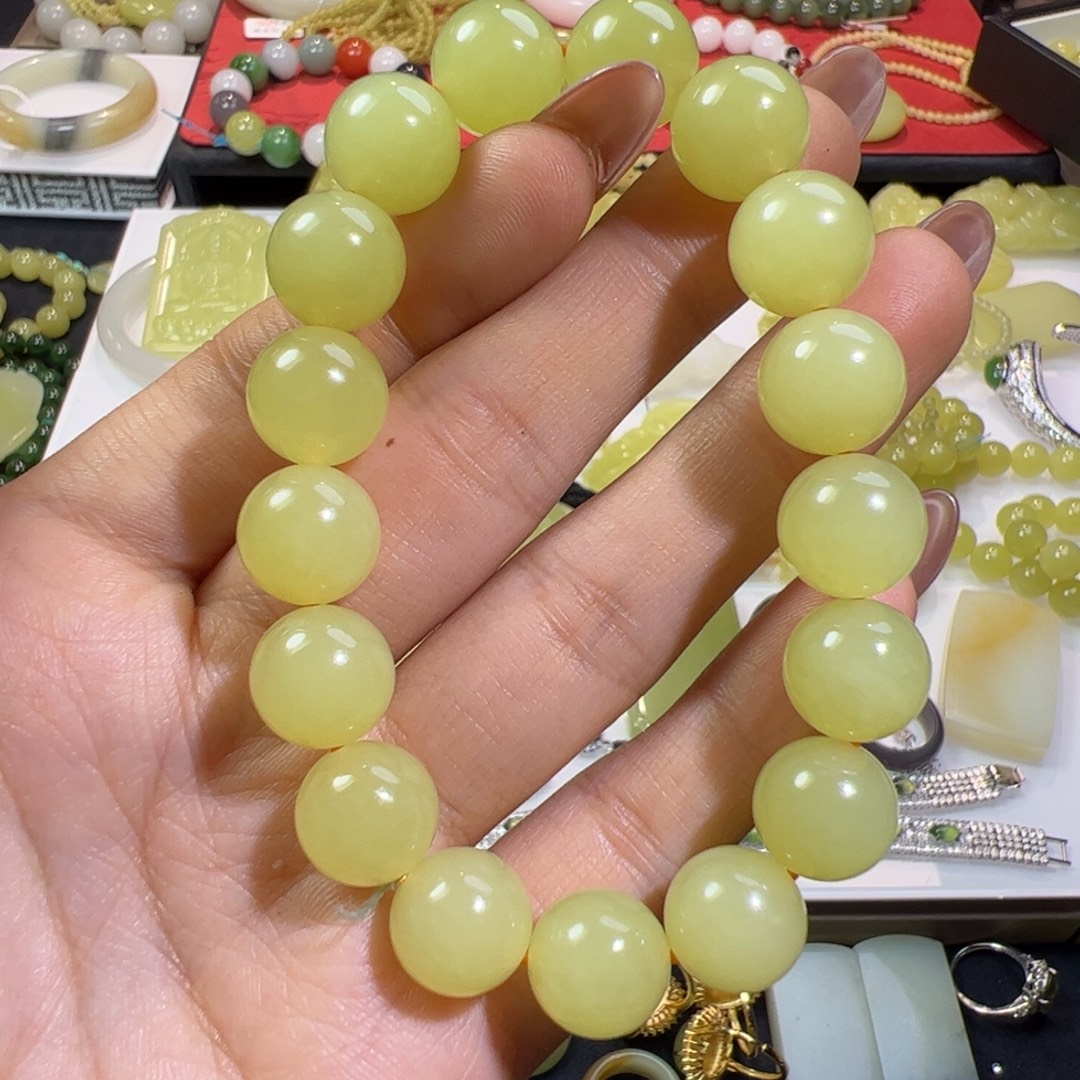 和田玉银S925镶嵌颈饰