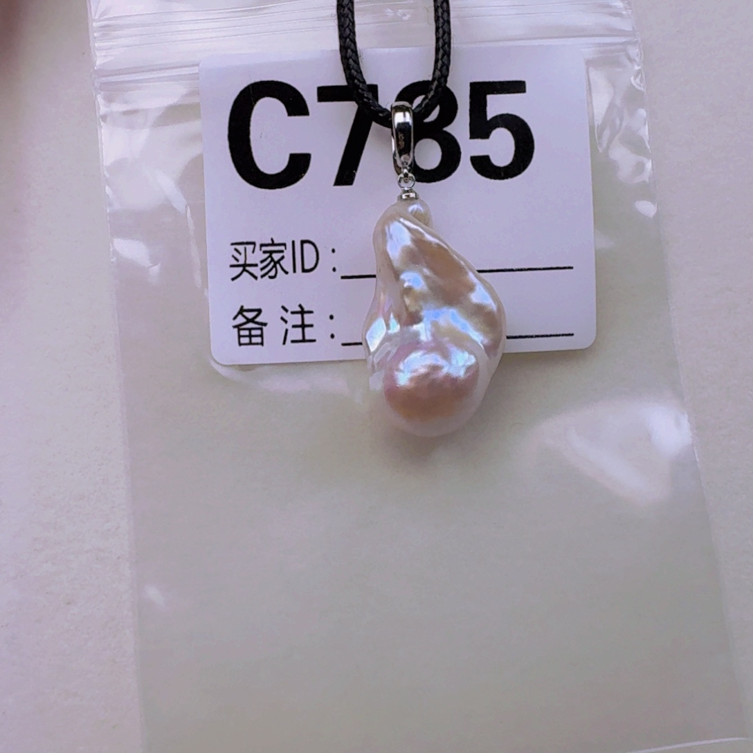 淡水珍珠颈饰银S925镶嵌