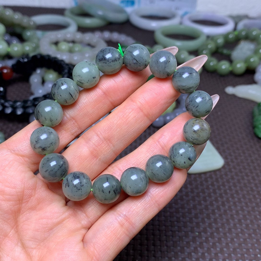 未镶嵌手串和田玉卡12