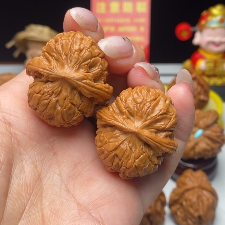 核桃文玩核甲骨文34尺