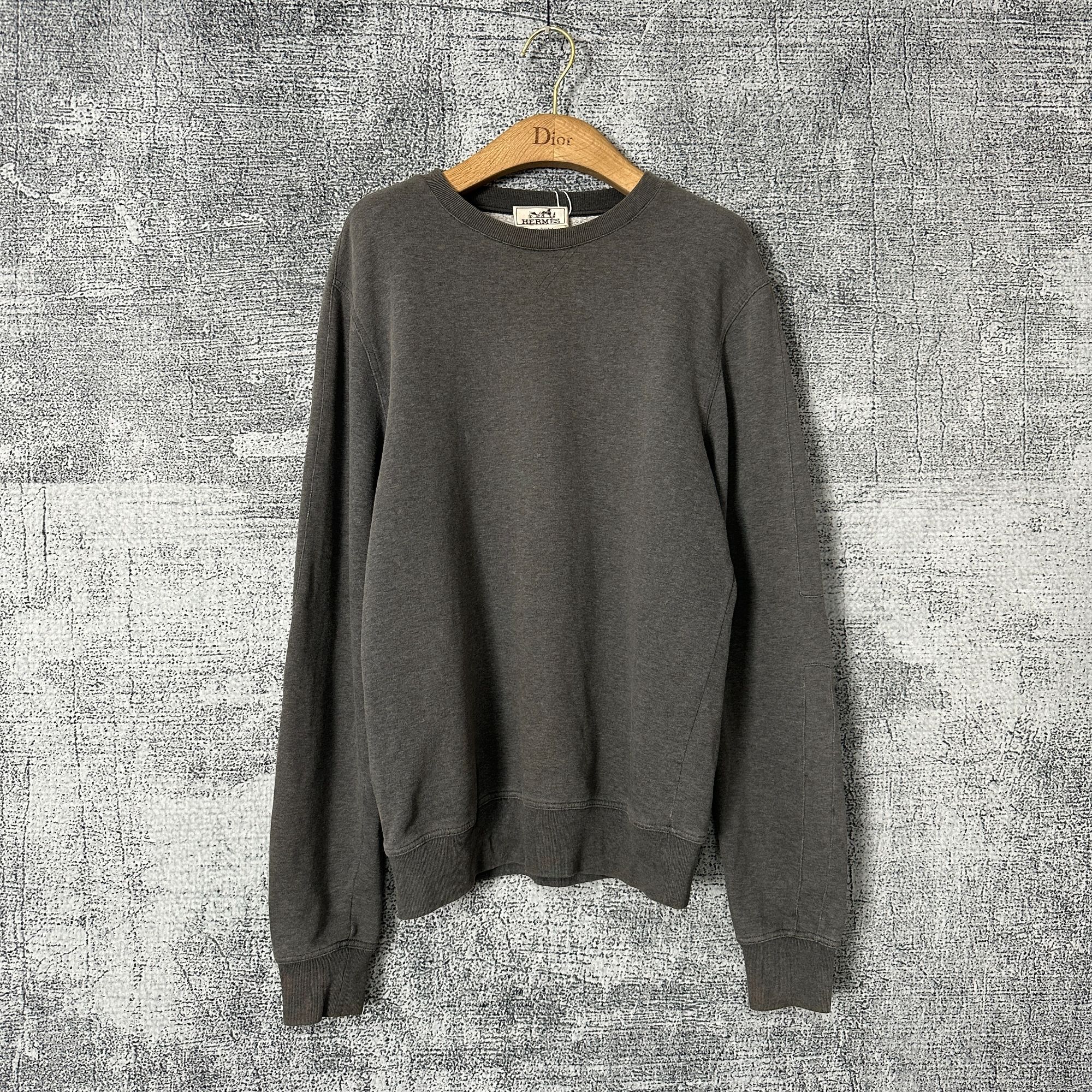 99新 Hermes/爱马仕 纯色加绒卫衣 XS码 