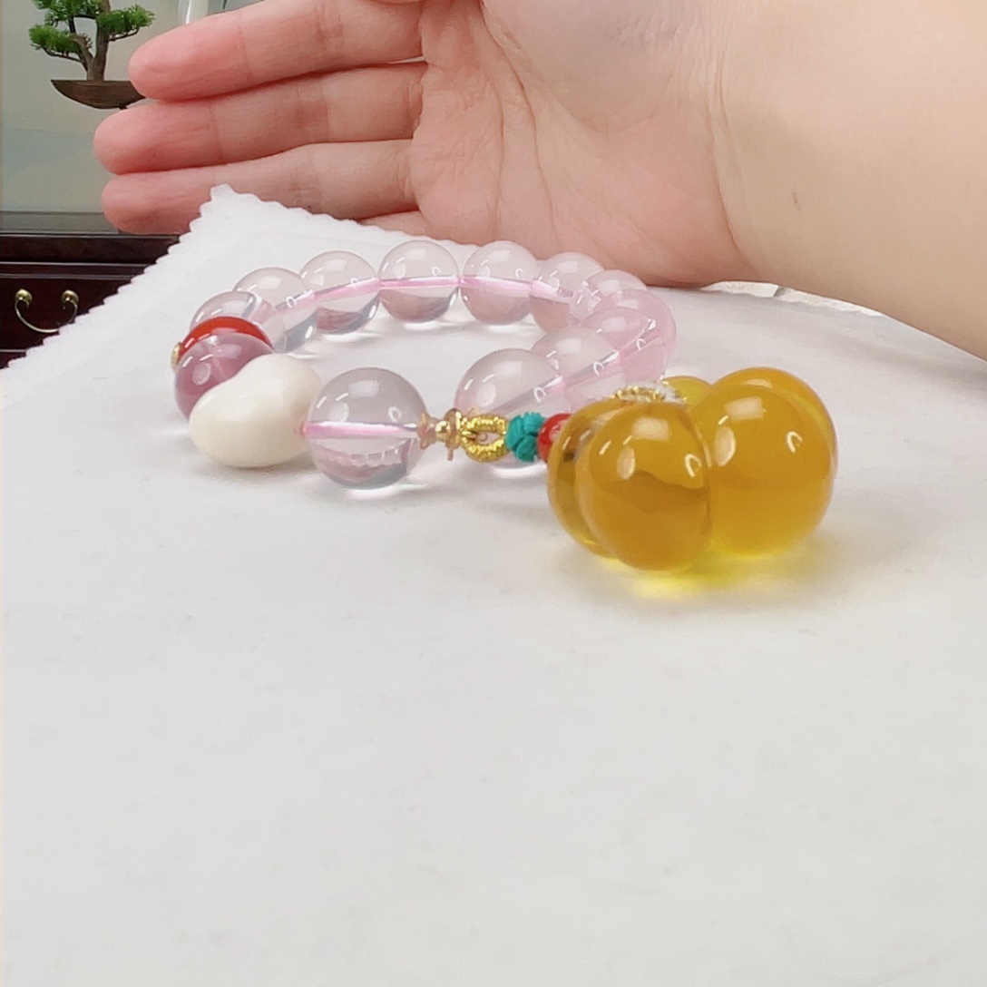 水晶手链未镶嵌水晶13.5