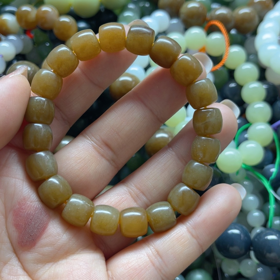 和田玉手链未镶嵌