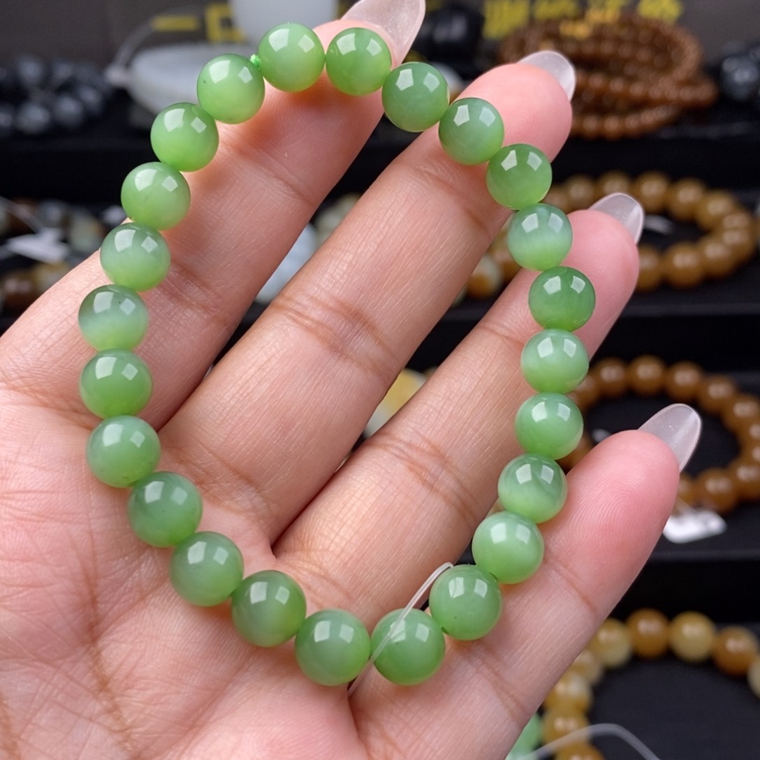 和田玉手串未镶嵌