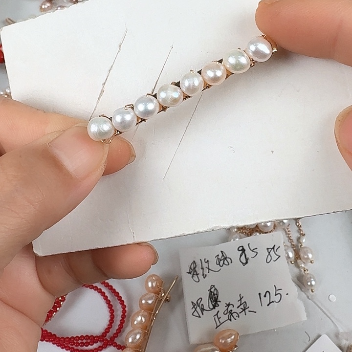 淡水珍珠未镶嵌发饰