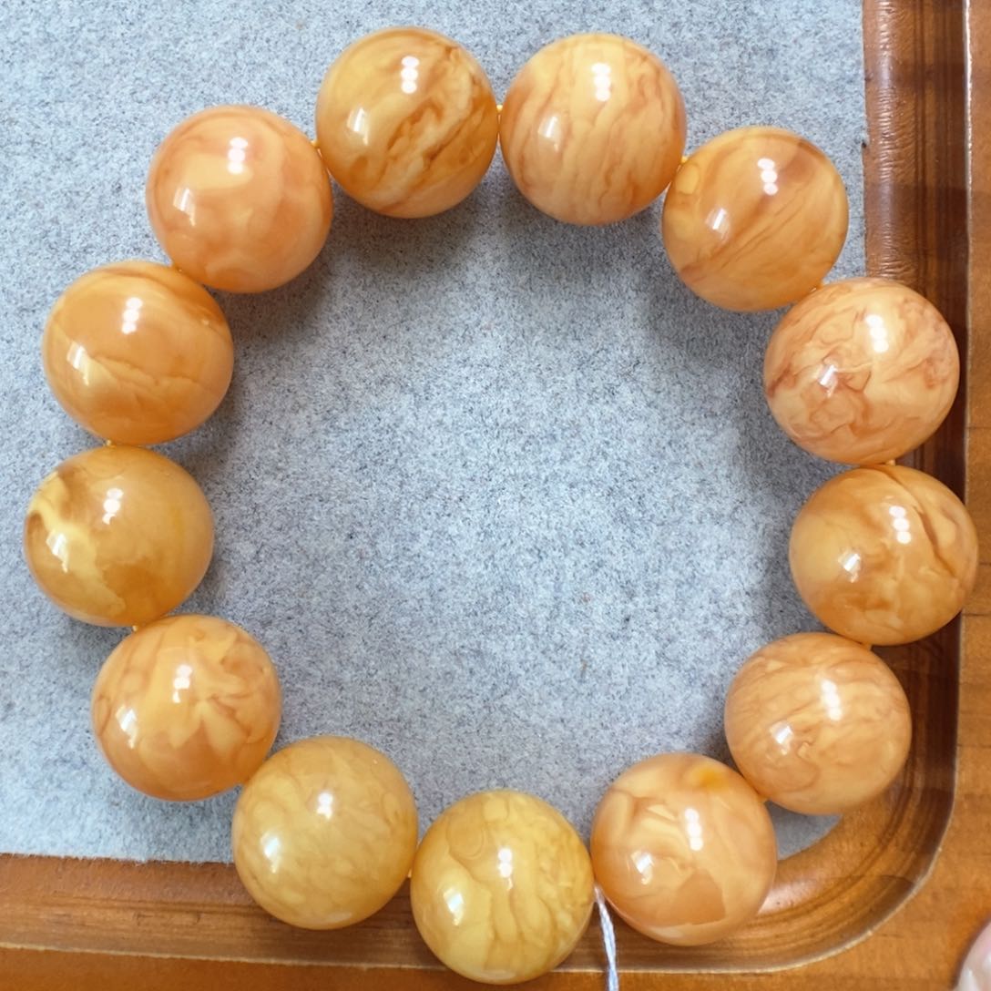 蜜蜡手串未镶嵌蜜蜡手串
