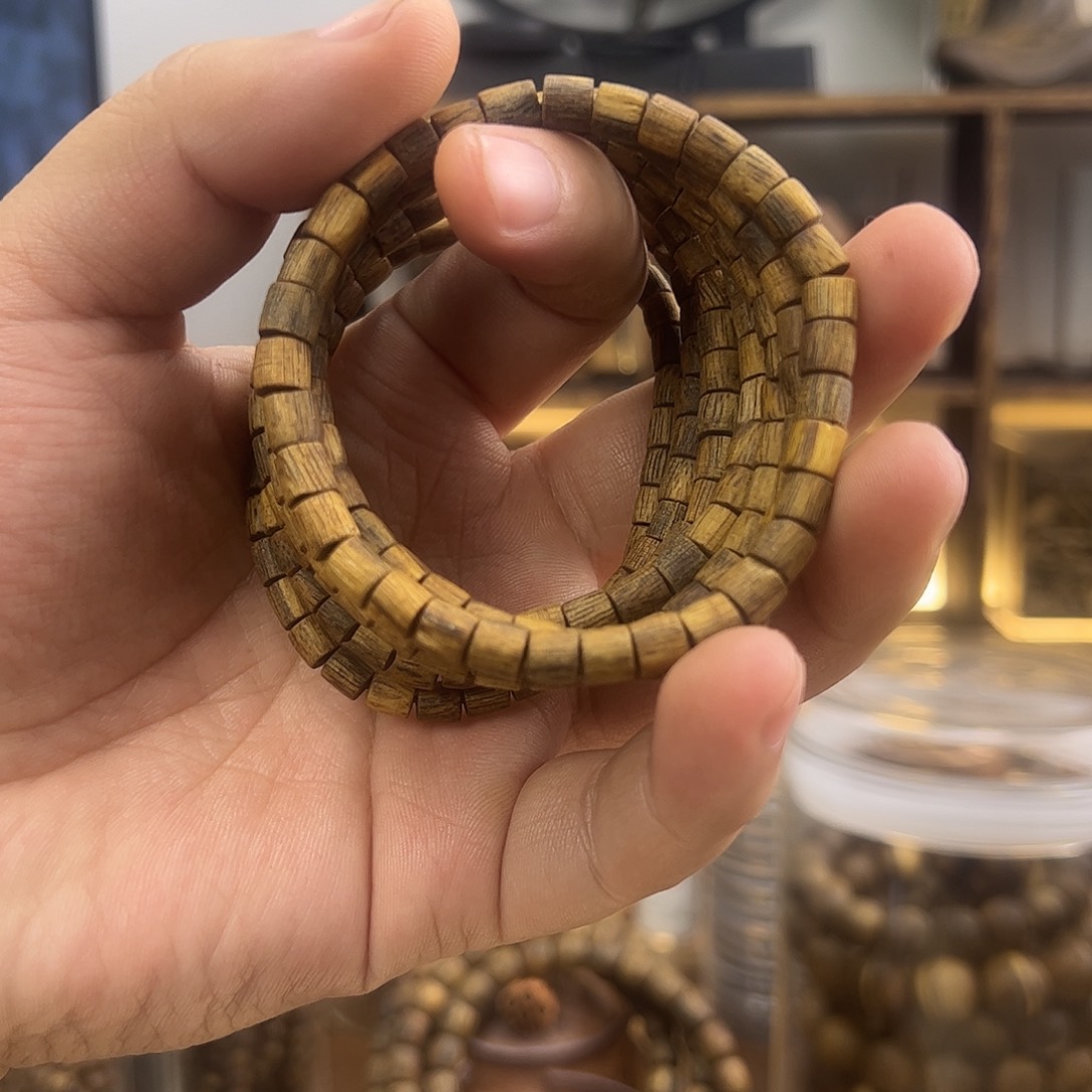 手串沉香5mm桶珠单圈多样性发一条