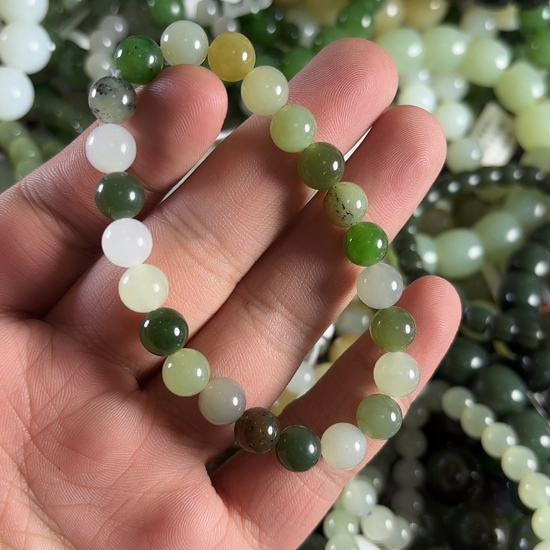 和田玉手链未镶嵌W342