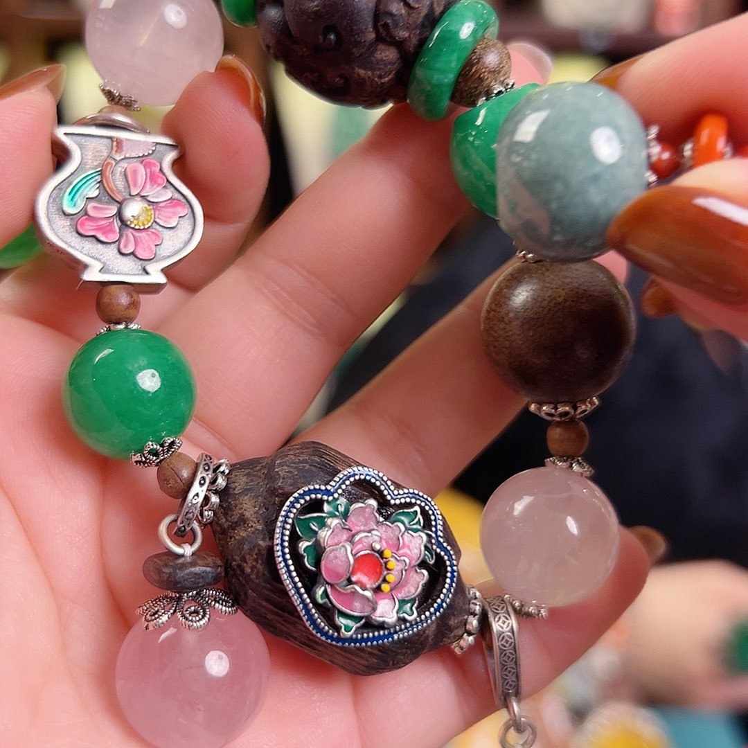 *****925银珐琅锦钰设计手链