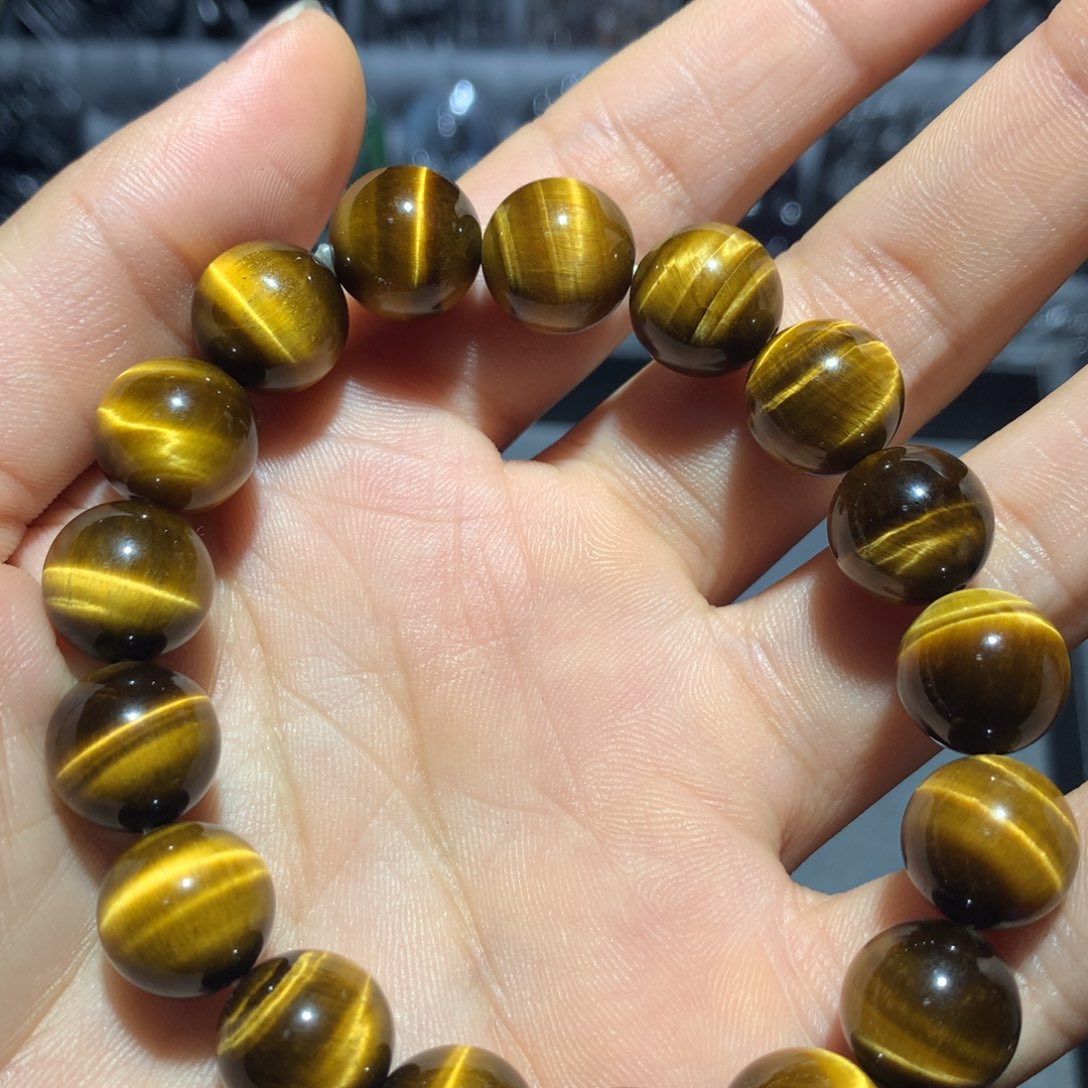 费***）木变石（虎睛石）手链未镶嵌