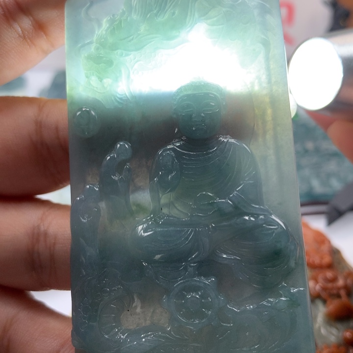 翡翠颈饰未镶嵌保真天然A货翡翠