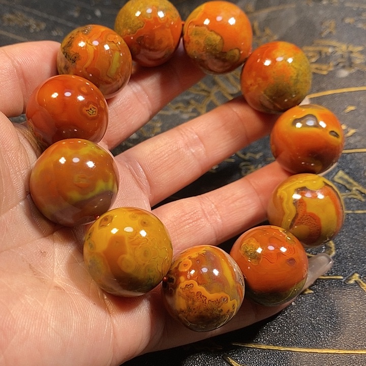 玛瑙/玉髓手链未镶嵌怡****，