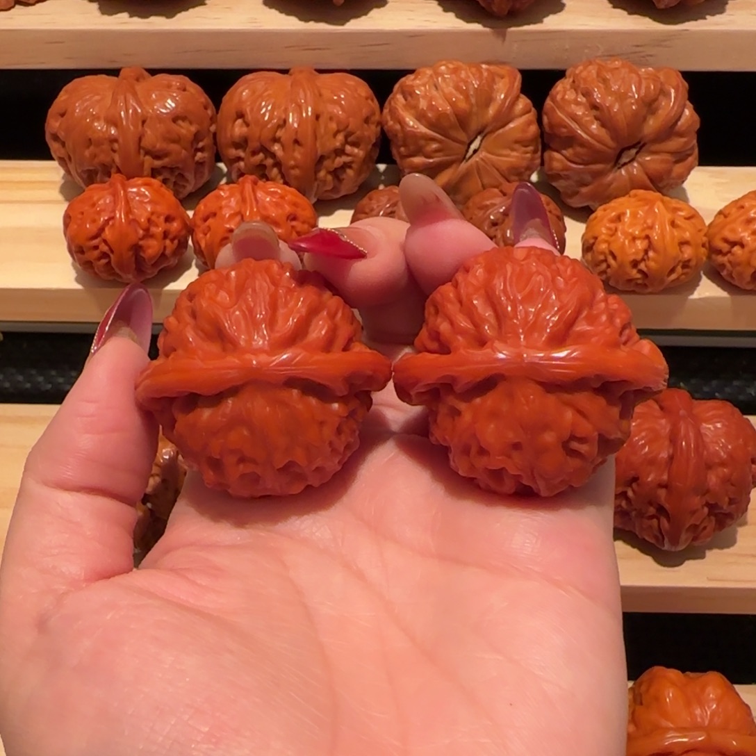 吊坠文玩核桃玉化宫灯42精品2962