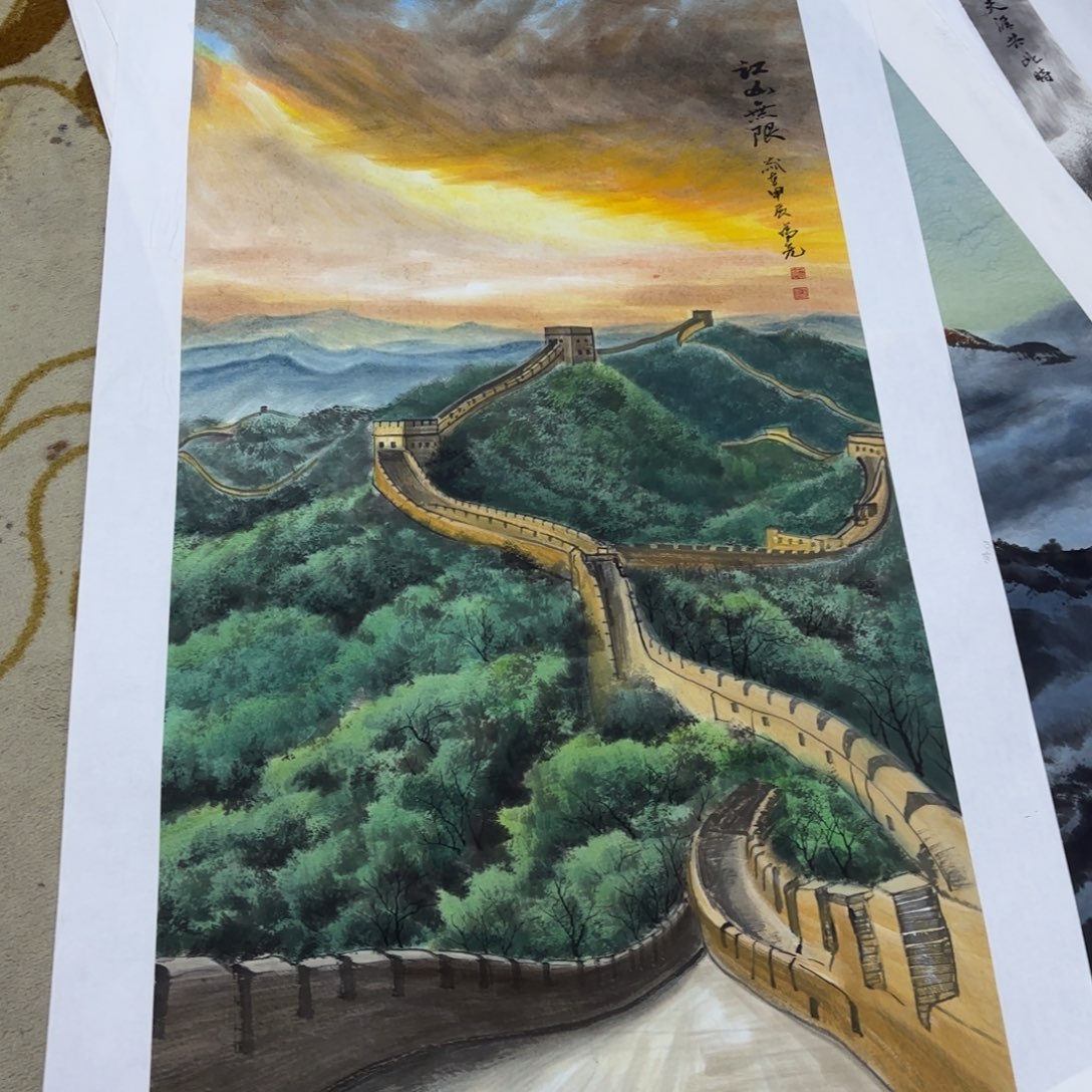 国画莯*为亮四尺李欣主播
