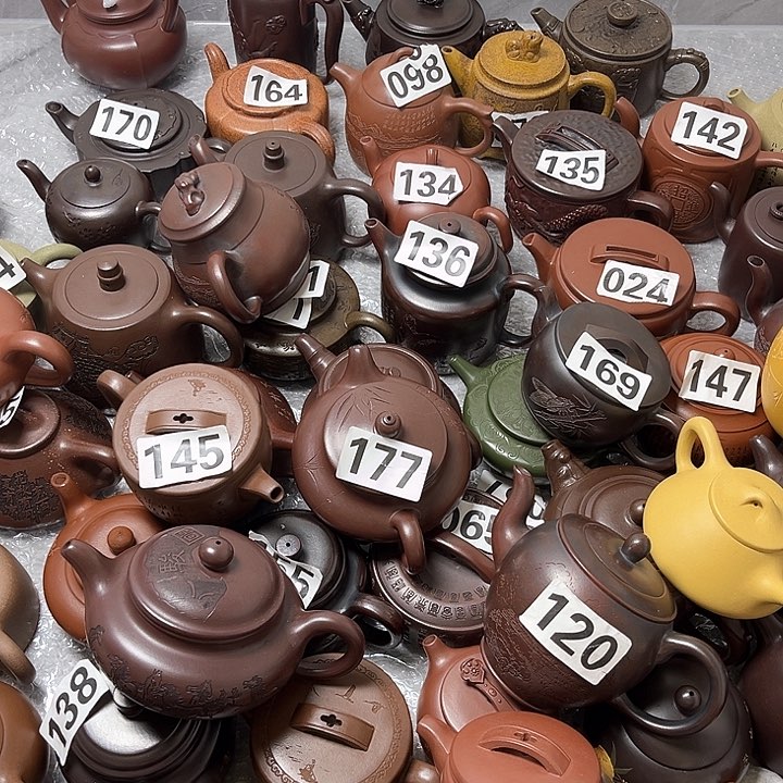 紫砂茶壶紫砂微瑕半手