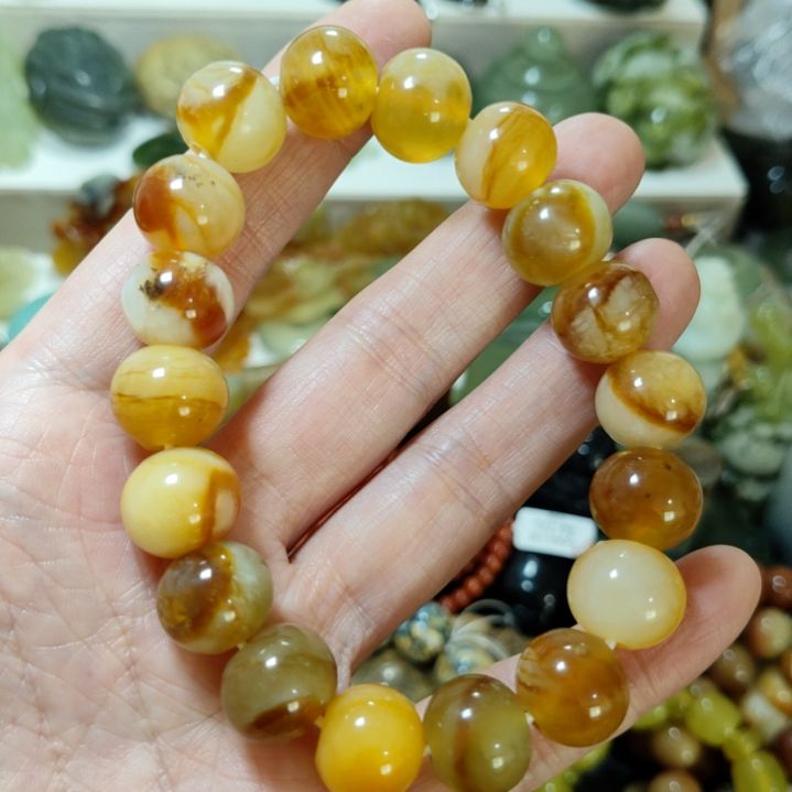 岫玉手串款式未镶嵌