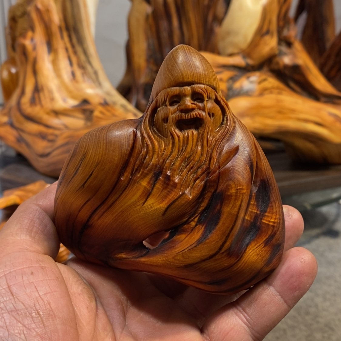 【闪购商品】柏木（崖柏）根雕木雕工艺品摆件家居装饰手把件