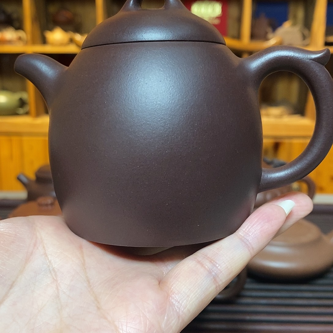 茶壶紫砂紫砂秦权全手工