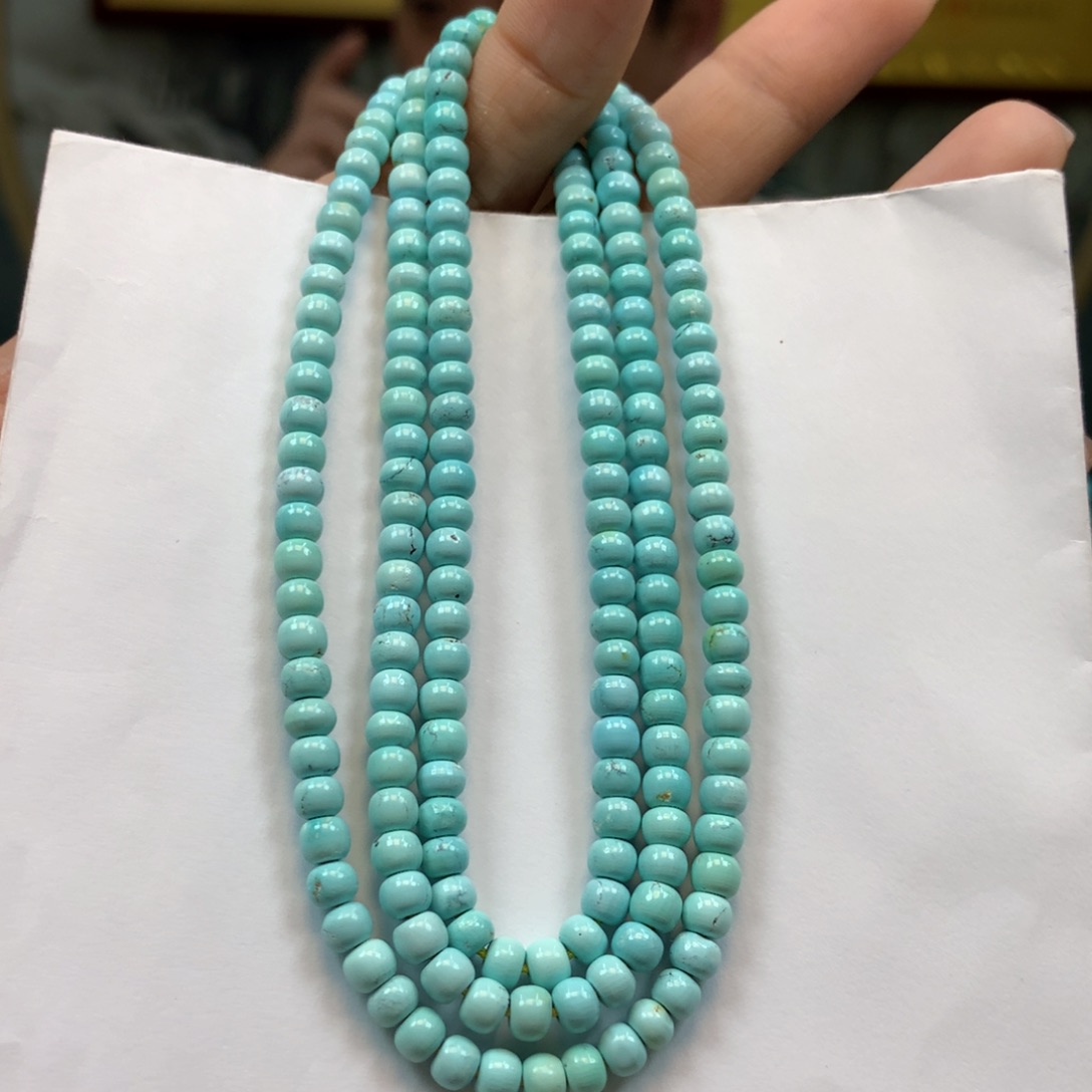 绿松石长链未镶嵌
