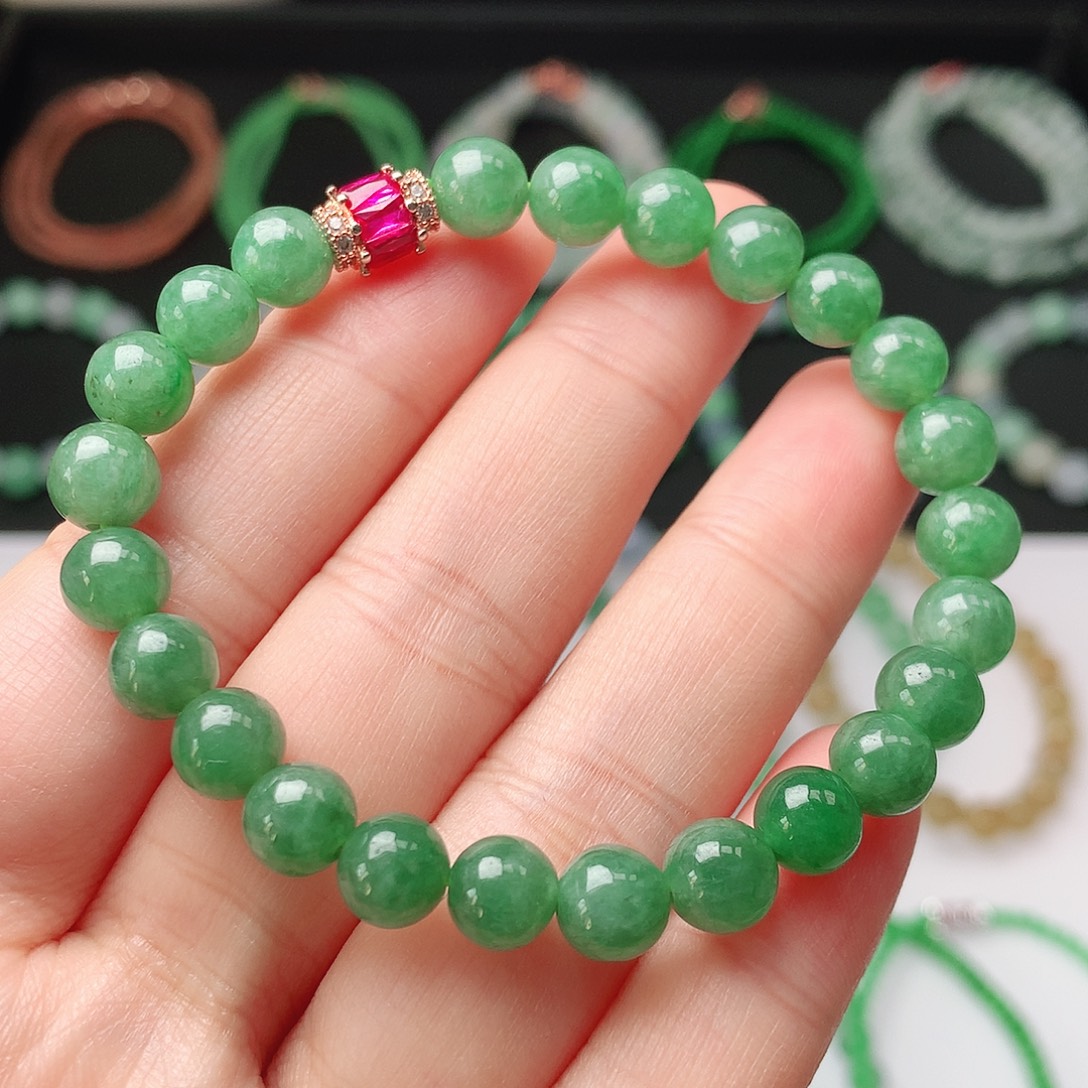 翡翠未镶嵌手链翡翠