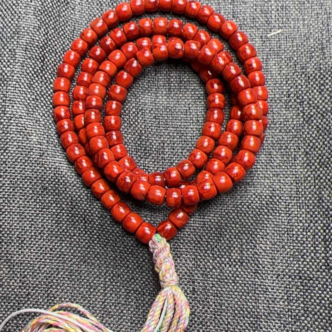 紫***空南红玛瑙未镶嵌项链