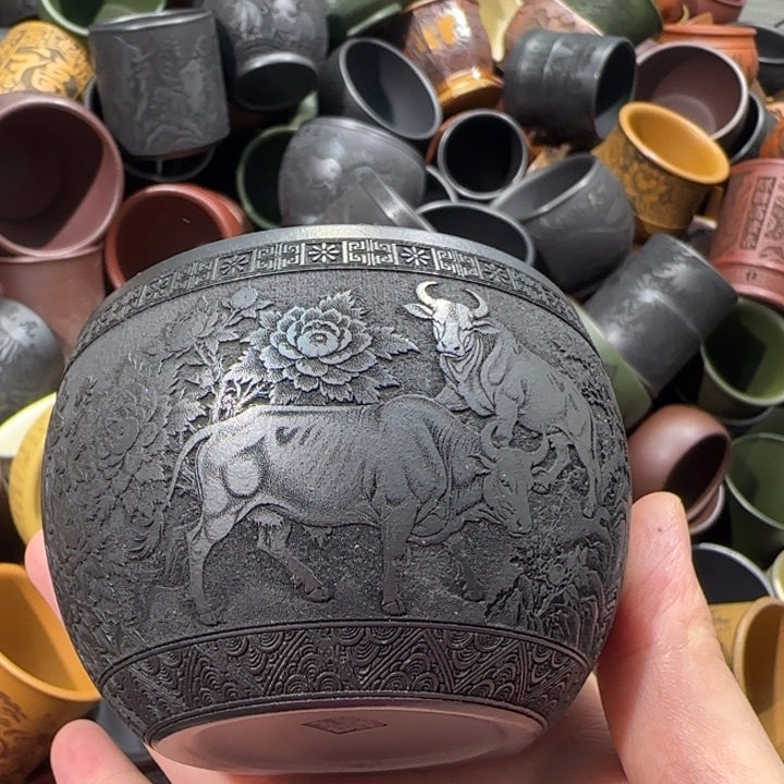 茶杯紫砂全手工紫砂