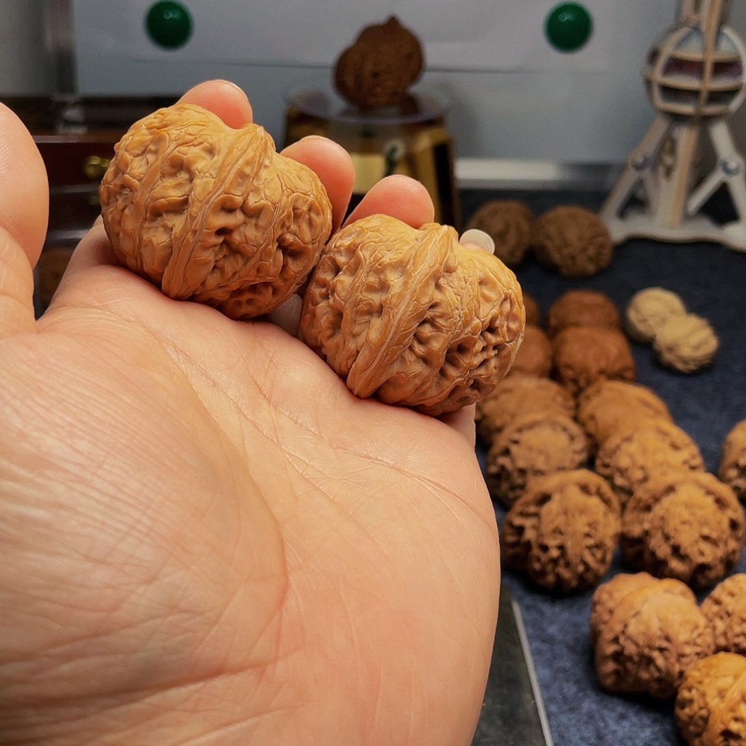 猴头核桃把件＇****g平谷元宝42尺