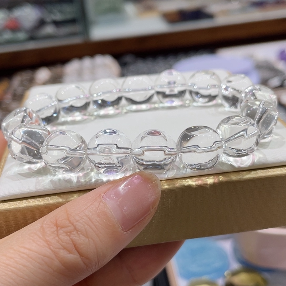 未镶嵌水晶珠宝半成品白水晶
