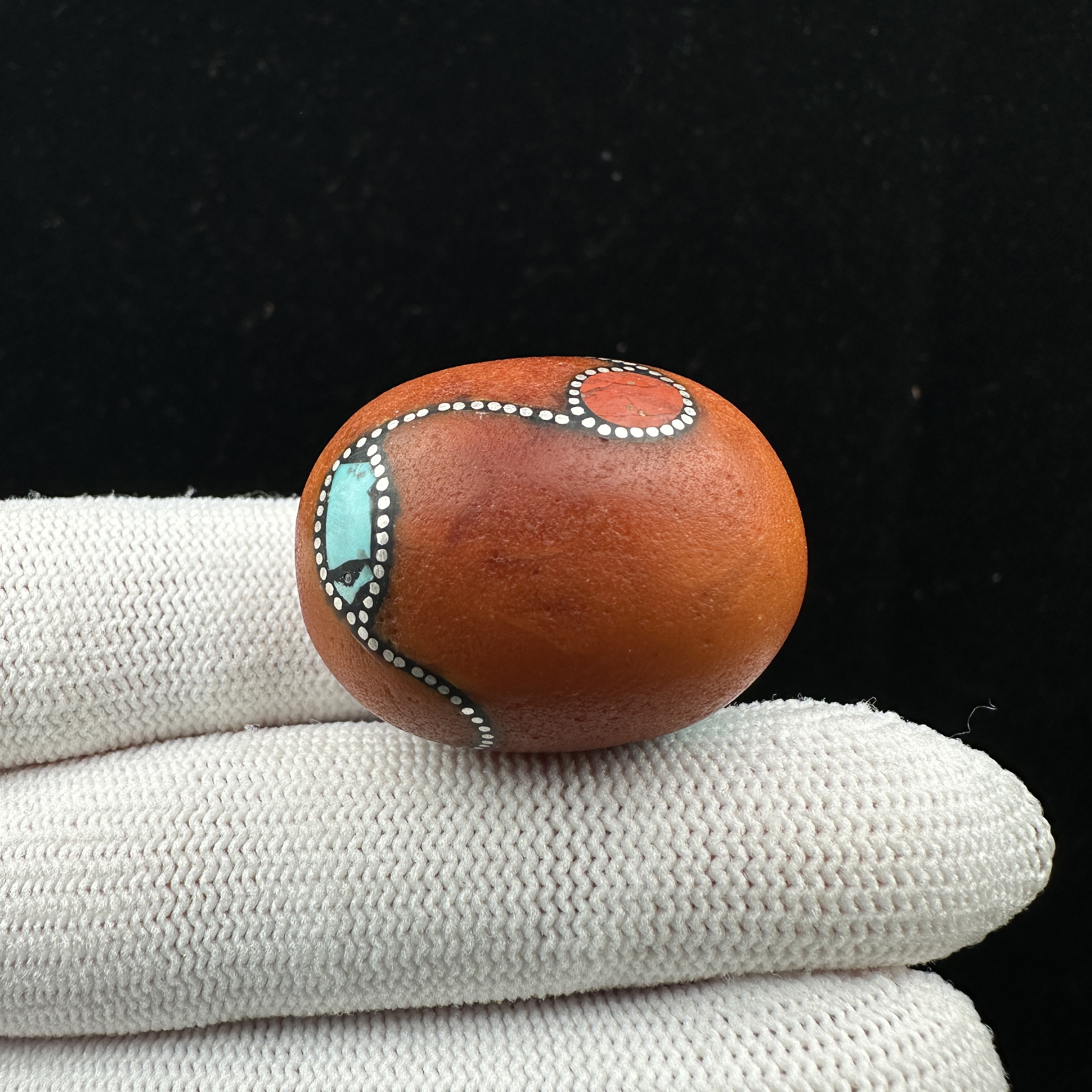 A21-48天然原矿蜜蜡 老蜡枣珠24x30.4mm 12克抖音基地质检发货