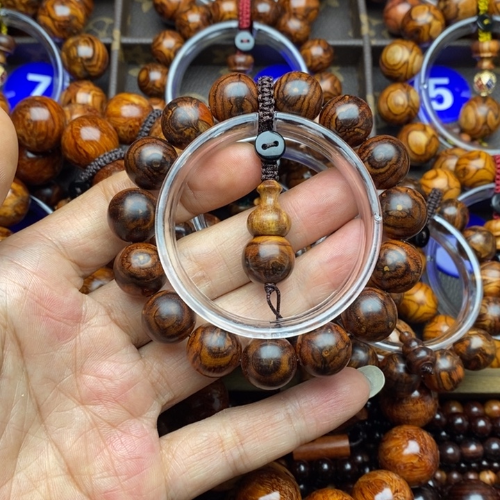 超***械黄花梨/降香黄檀手串/手链1.5鬼眼