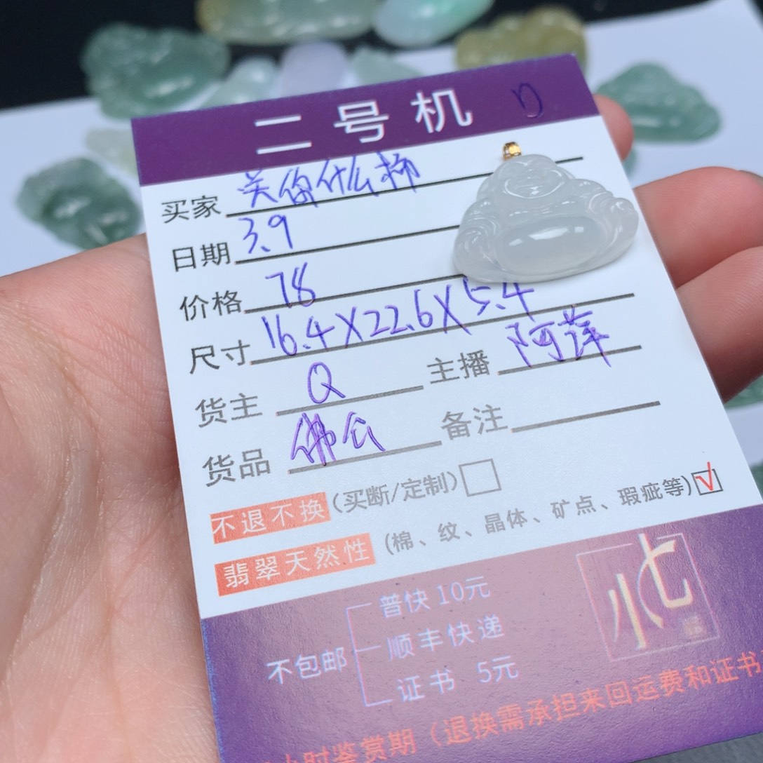 翡翠颈饰未镶嵌关****?